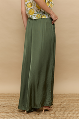 מכנס סאטן רחב