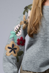 סוודר פרחים/ניטים