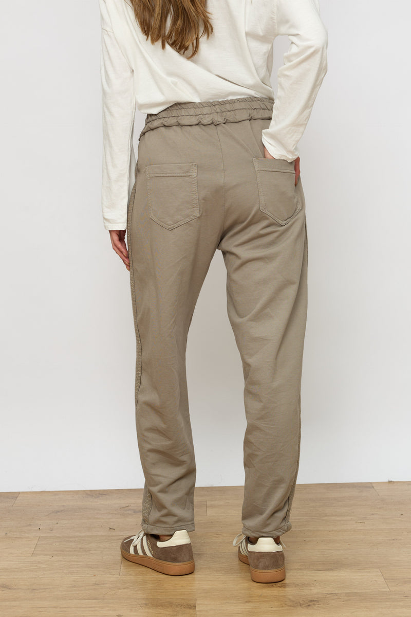 מכנס פרנץ' פס זהב בצד