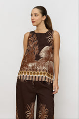 טופ דקלים קשירה בגב