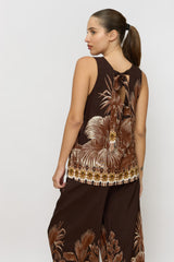 טופ דקלים קשירה בגב