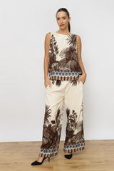 טופ דקלים קשירה בגב