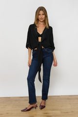 עליונית פס סאטן