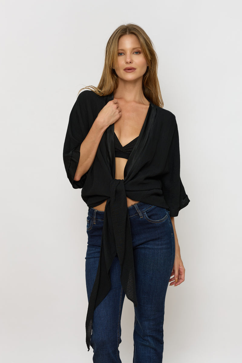 עליונית פס סאטן