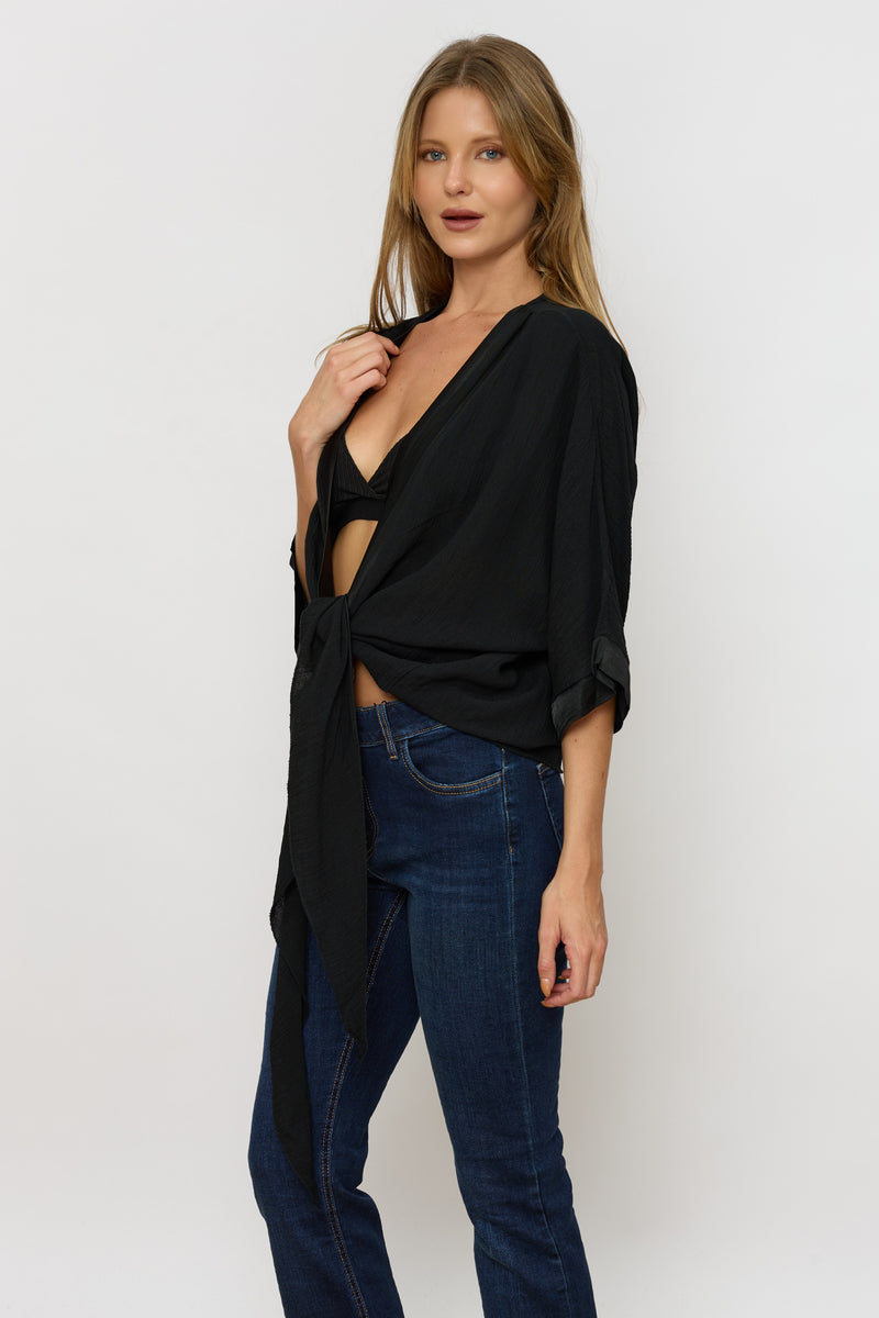 עליונית פס סאטן