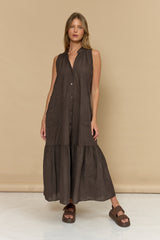 שמלה מכופתרת+וולאן