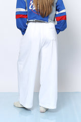 מכנס פרנץ' רחב תיפור אמצע