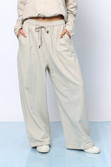 מכנס פרנץ' רחב תיפור אמצע