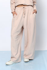 מכנס פרנץ' רחב תיפור אמצע