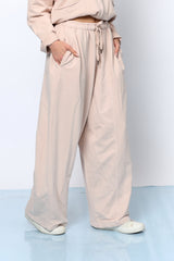 מכנס פרנץ' רחב תיפור אמצע