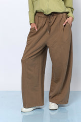 מכנס פרנץ' רחב תיפור אמצע