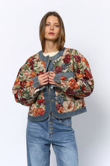 ג'קט גובלן שילוב ג'ינס