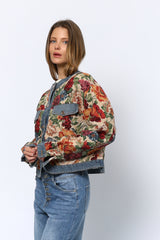 ג'קט גובלן שילוב ג'ינס