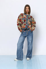 ג'קט גובלן שילוב ג'ינס