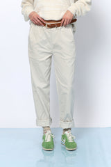 מכנס גומי קטיפה+חגורה