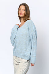 מוזהב COZY טופ