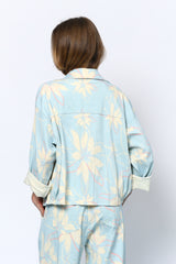 ג'קט פרחוני+כיסים