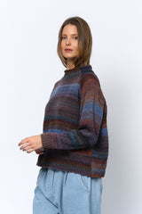 סריג חצי גולף פסים