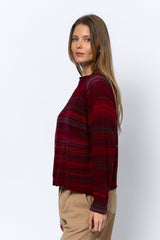 סריג חצי גולף פסים