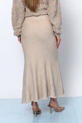 חצאית סריג גימור פרום