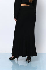 חצאית סריג גימור פרום