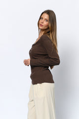 טופ ריב שינה גימור תחרה