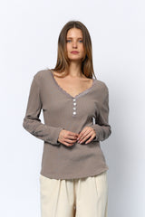 טופ ריב שינה גימור תחרה