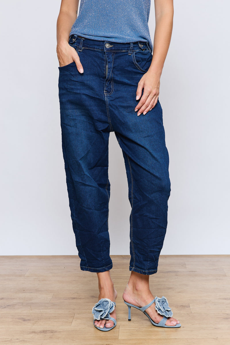 LOOSE ג'ינס כפתורים מסביב