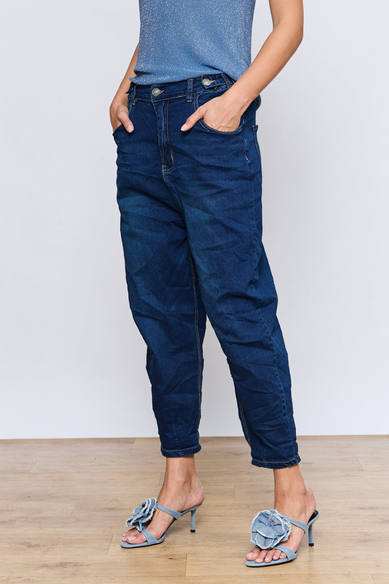 LOOSE ג'ינס כפתורים מסביב