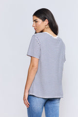 טישרט כיס פסים