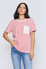 טישרט כיס פסים