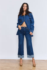 ג'ינס רחב קיפול