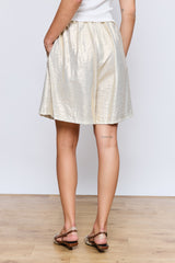 שורט זהב+שרוך