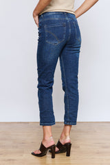 ג'ינס לבבות נחושת כהה