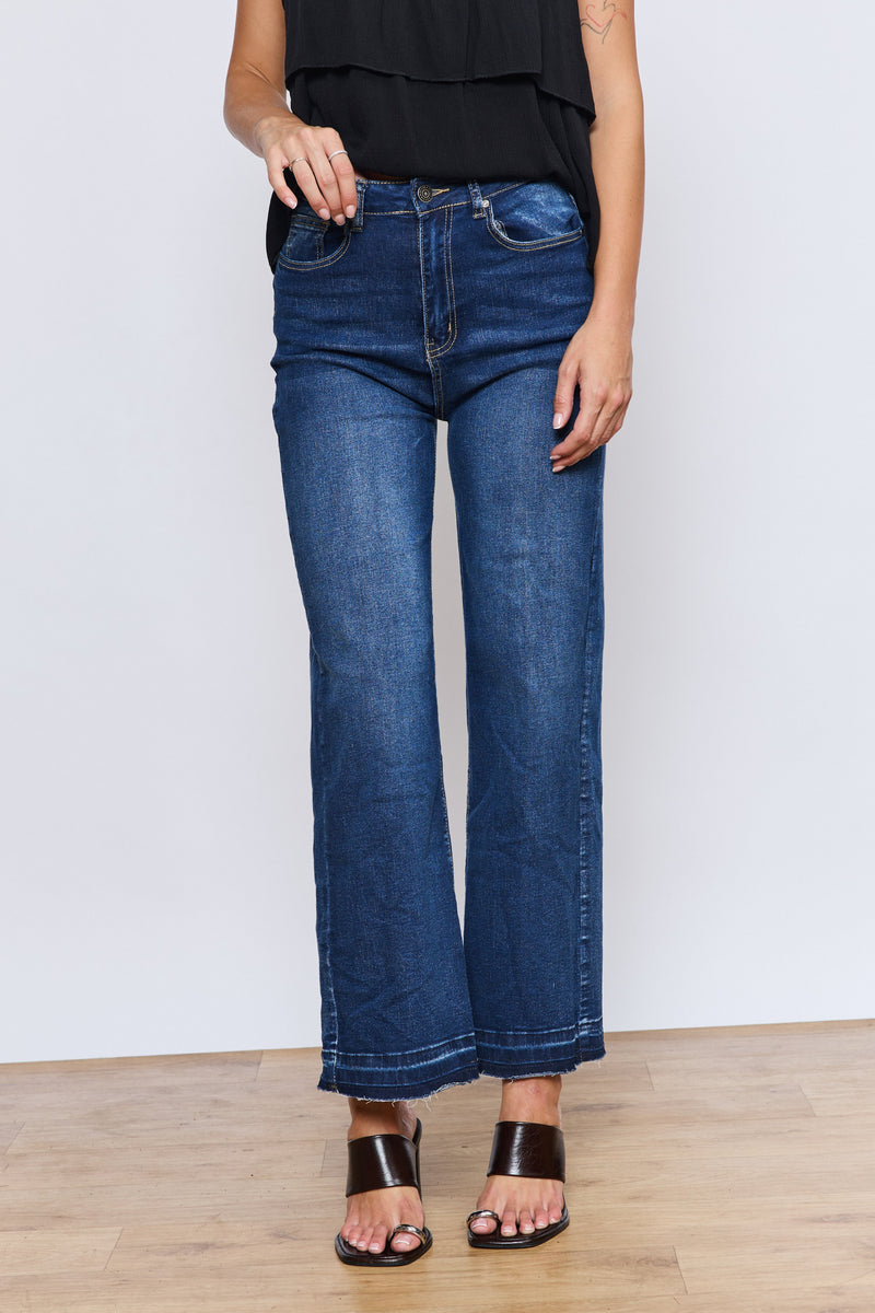 גבוה רחב LEO ג'ינס