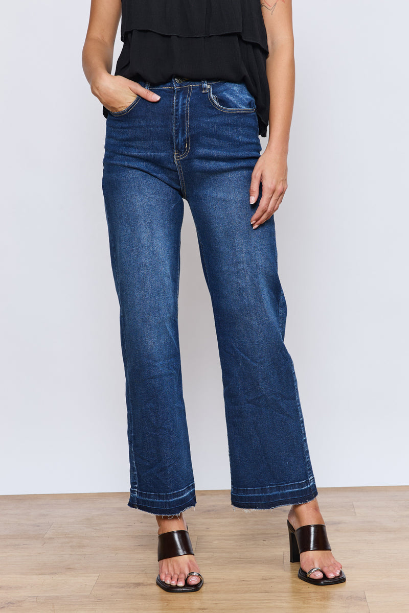 גבוה רחב LEO ג'ינס