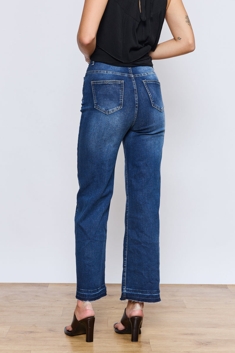 גבוה רחב LEO ג'ינס