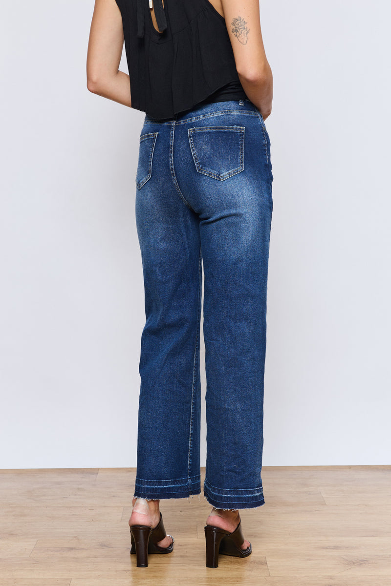 גבוה רחב LEO ג'ינס