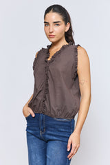 טופ וולאן רקמה+גומי