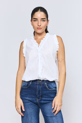 טופ וולאן רקמה+גומי