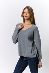 סריג וואפל+כיסים