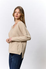 סריג וואפל+כיסים