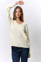 סריג פטנט+כיסים