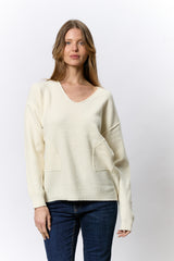 סריג פטנט+כיסים