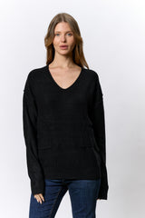 סריג פטנט+כיסים