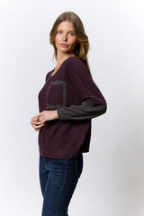 סריג כיס שילוב צבעים