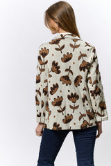 ג'קט ברוקרד פרחים