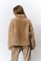 מעיל פרווה רוכסן