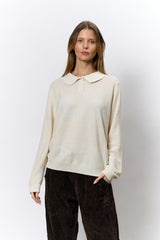 טופ מפוספס שינה צווארון