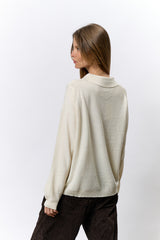 טופ מפוספס שינה צווארון